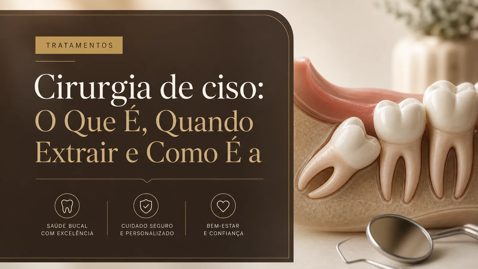 Cirurgia de ciso: O Que É, Quando Extrair e Como É a