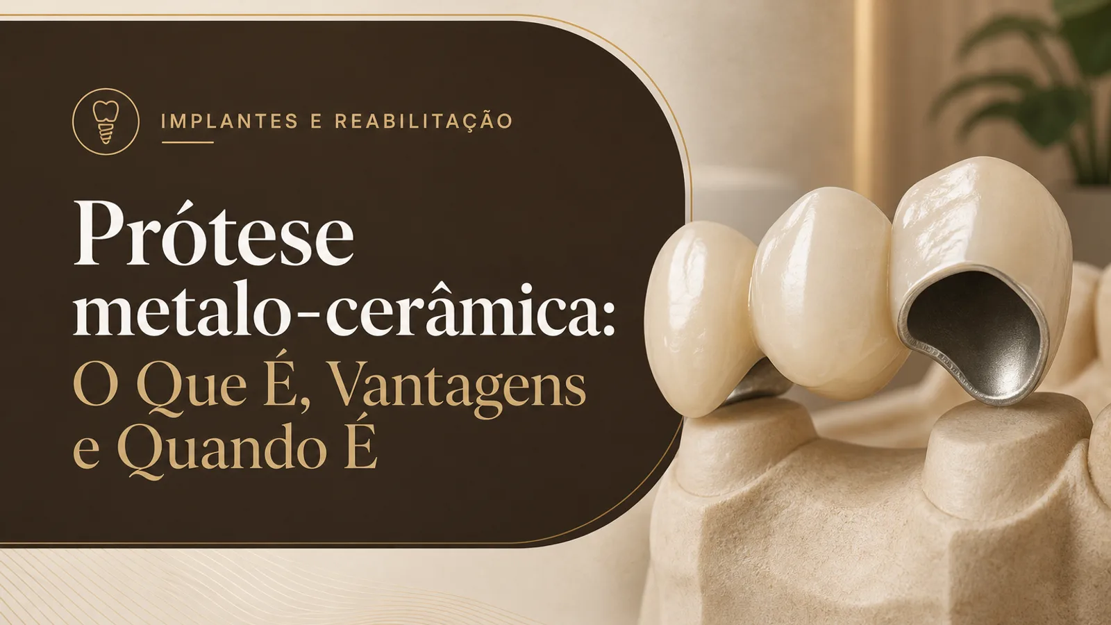 Prótese metalo-cerâmica: O Que É, Vantagens e Quando É